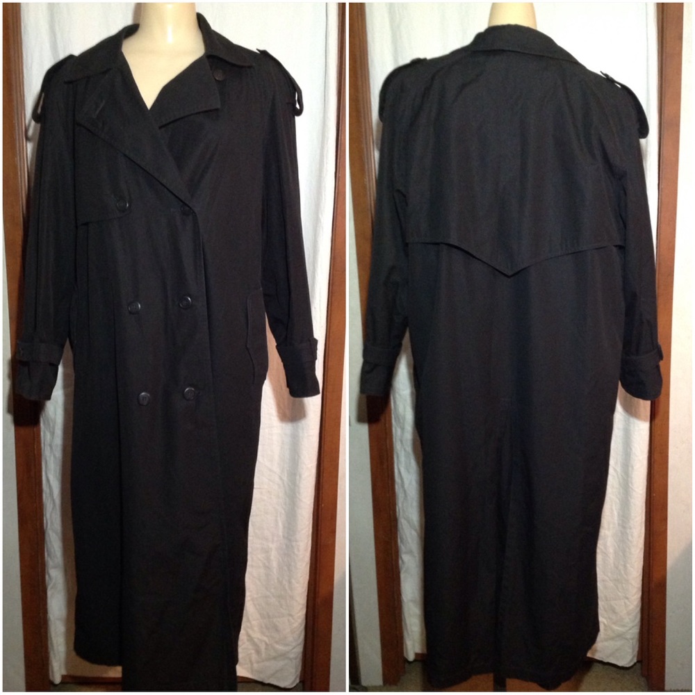 Women's Vtg Sz 14R Towne By London Fog Trench Coat